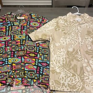 Buy 1, get 1 free limited edition African H&M button ups